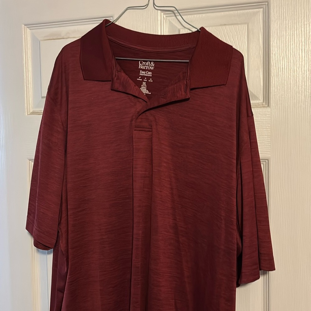 3XL Maroon Croft and Barrow polo